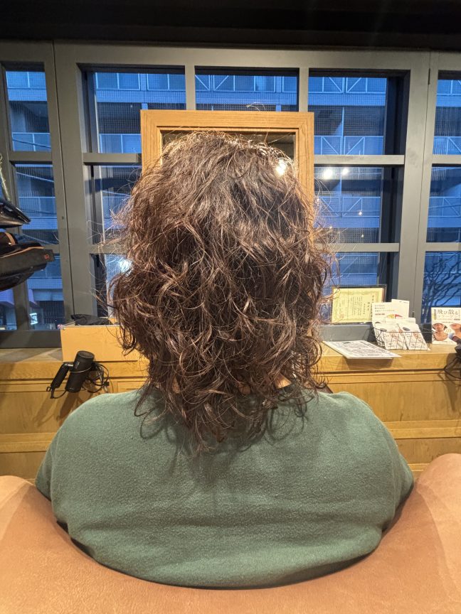お洒落パーマ🧑🦱