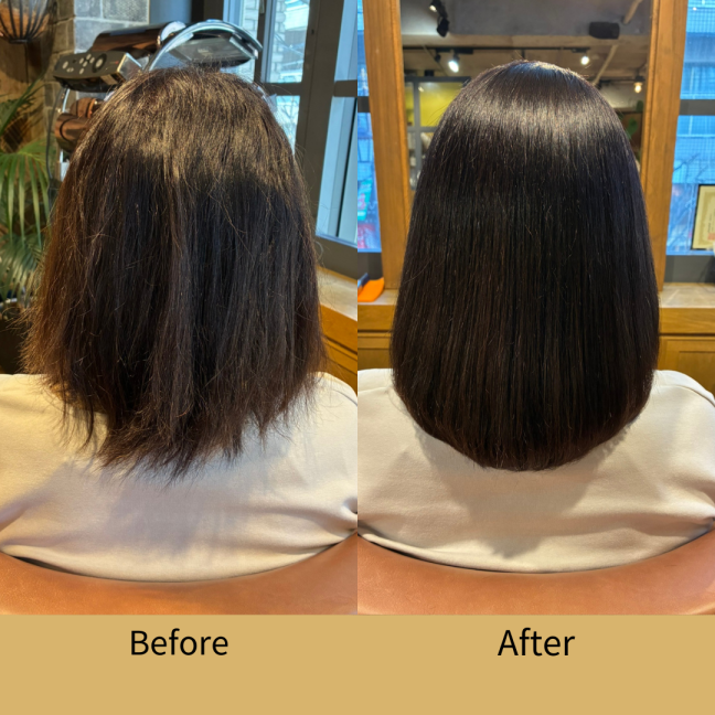 ヤクジョで縮毛矯正✨